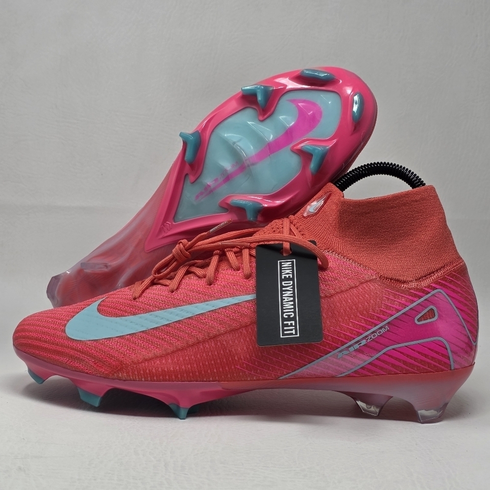 Nike Zoom Mercurial Superfly 10 Elite FG Mad Energy FQ1454-800 Men’s Size 13
